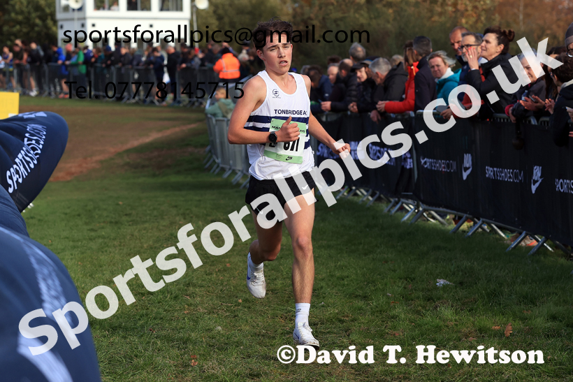 Mens Under-17s 2025 National Cross Country Relays, Berry Hill Park, Mansfield. Photo: David T. Hewitson/Sports for All Pics